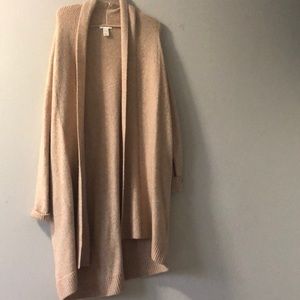 Long sweater cardigan